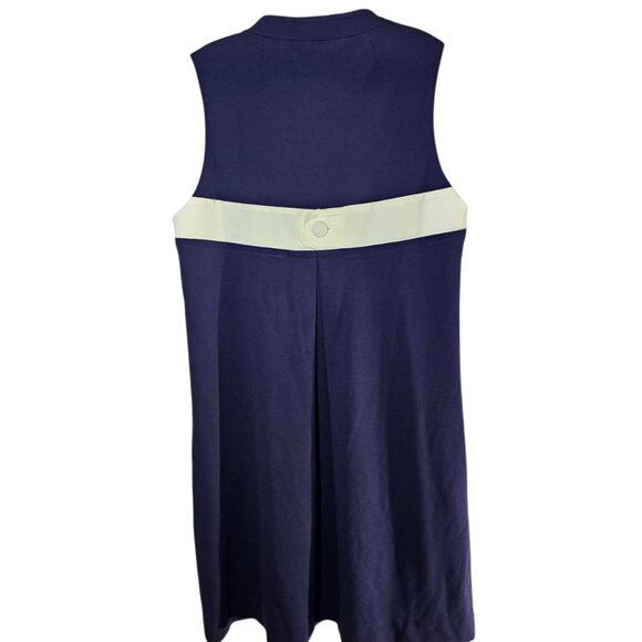 Lilly Pulitzer Beacon Ponte Knit Sheath Dress, Size 14, Blue and White - Picture 2 of 9